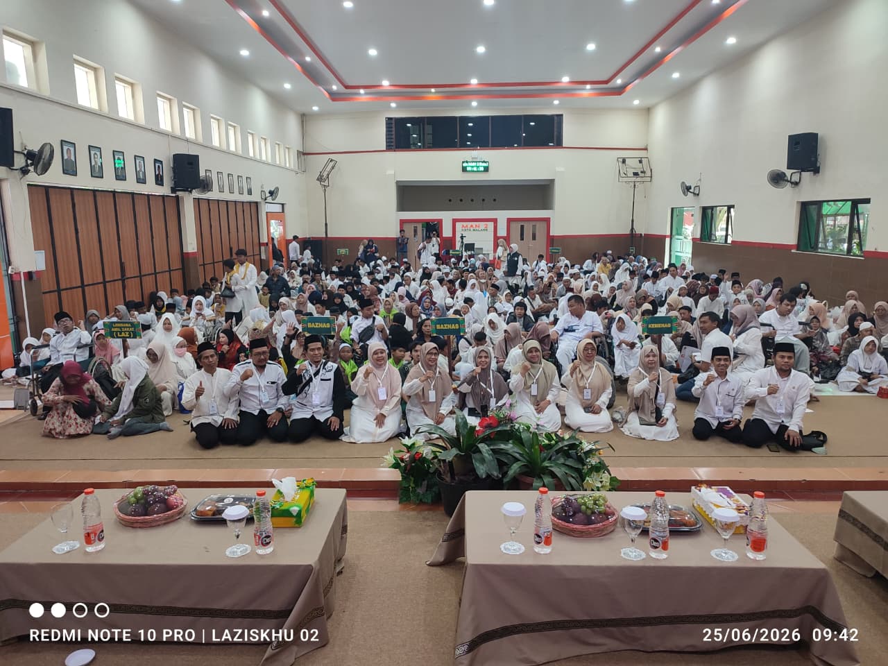 gambar untuk Laziskhu Bersama FOZ Malang Raya, Kemenag, dan BAZNAS Kota Malang Bahagiakan 650 Yatim dan Difabel pada Lebaran Yatim 1448 H.