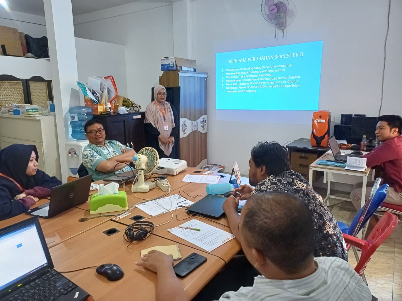 gambar untuk Evaluasi Semester I dan Susun Rencana Strategis, LAZISKHU Gelar Rapat Kerja Lintas Divisi