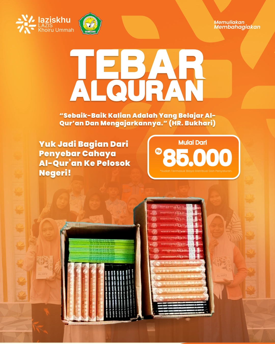 gambar untuk Tebar Al Quran Bersama Pondok Pesantren Darussalam Jatiguwi