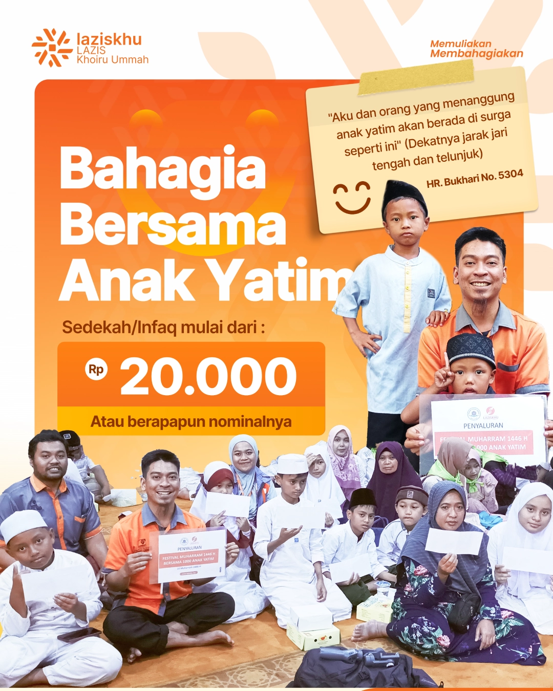 gambar untuk Bahagia Bersama Anak Yatim